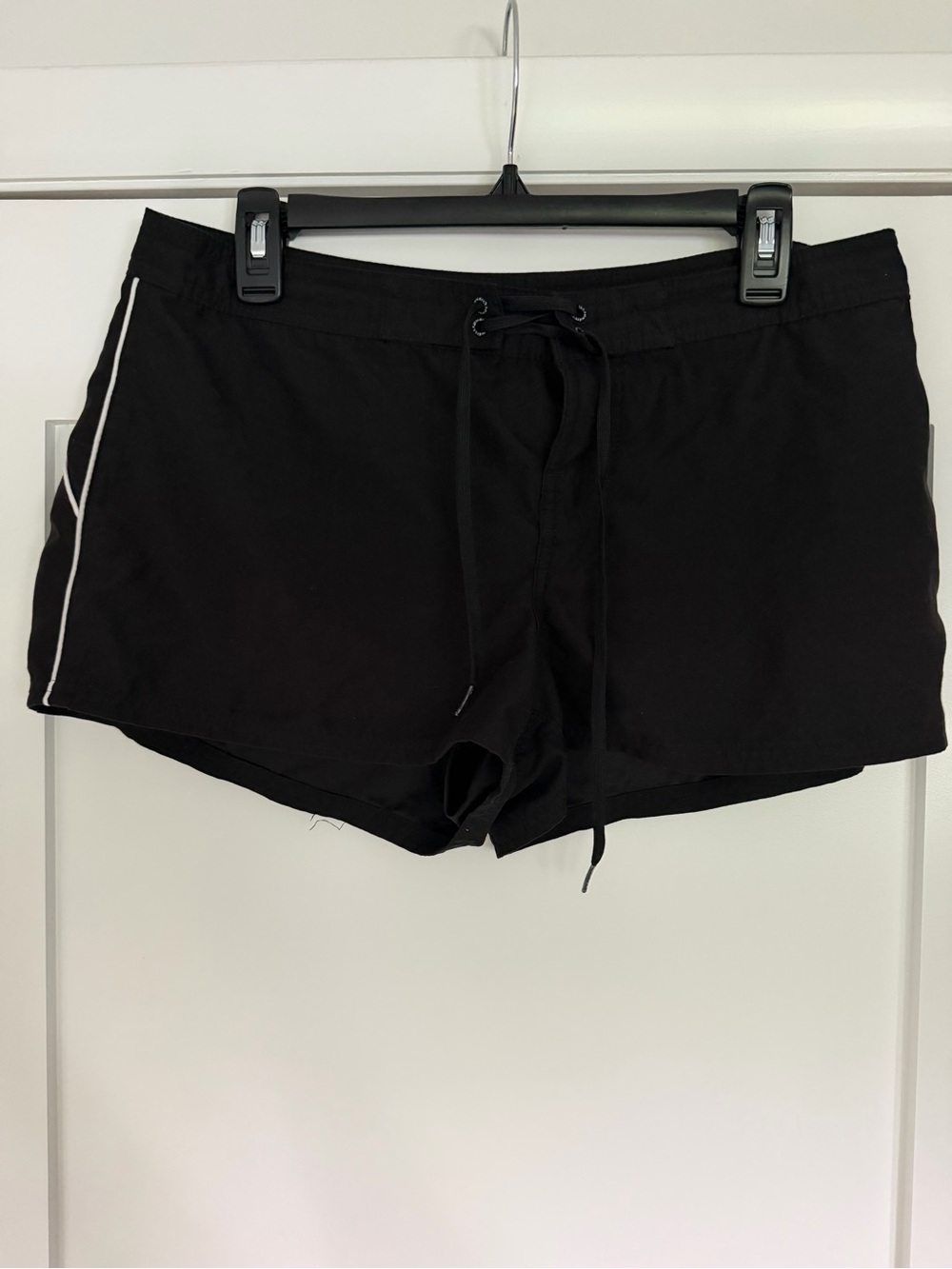 O'Neill Black Board Shorts with White Side Stripe